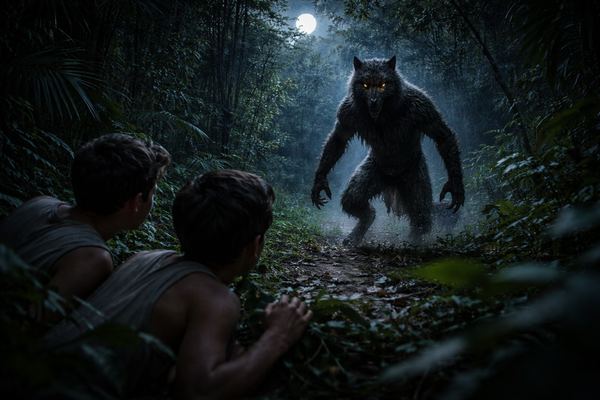 Teens Encounter Upright Dogman  in Sinaloa Forest, Climb Tree to Escape