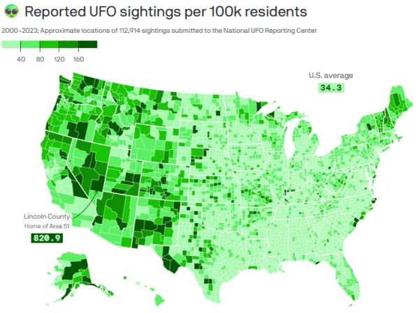Nevada’s UFO Landscape: A Detailed Examination of Sightings and Significance