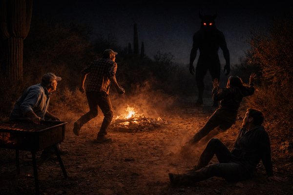 Fort McDowell ‘Hoof Man’ Encounter: Red-Eyed Entity Terrorises Yavapai Reservation Family