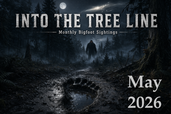Into The Tree Line.  Bigfoot Sightings in May 2026.
