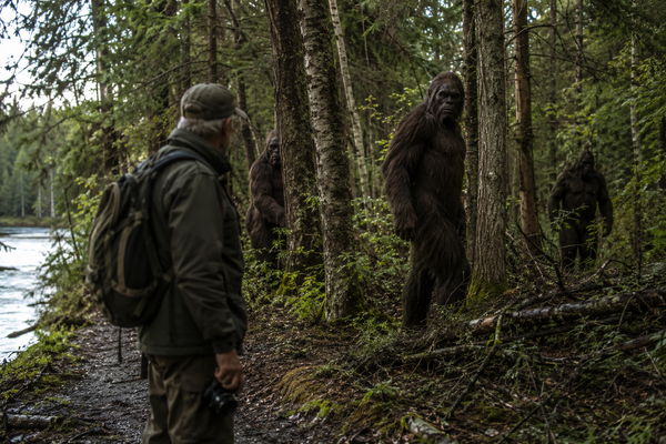 Retired Canadian Scientist Reports Encounter with Three Sasquatch near Seine River, Manitoba