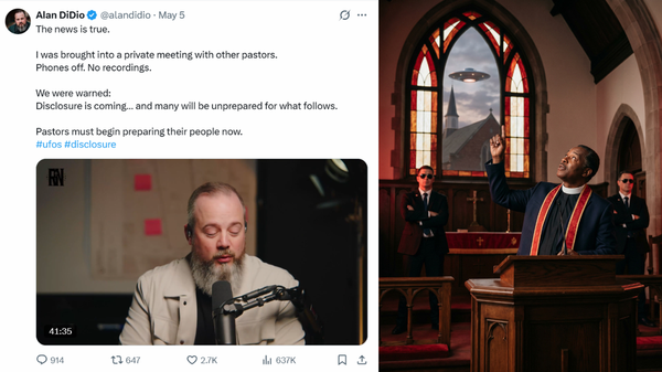 Pastor Issues Apology Over Misrepresented UFO Claim Amidst Ongoing Disclosure Debate