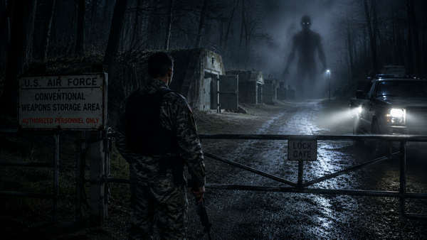 Hostile Invisible Entity Reported by Security Specialist at Barksdale Air Force Base