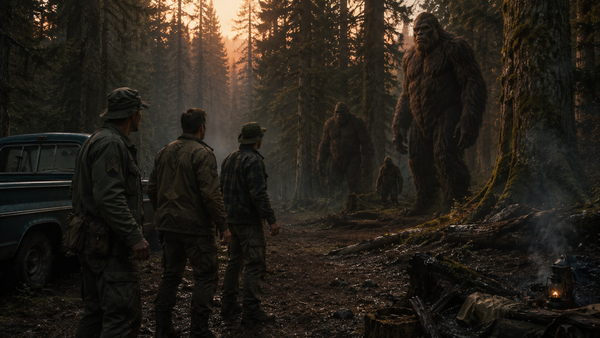 Vietnam Veterans Report Close-Range Bigfoot Sighting Near Estacada, Oregon