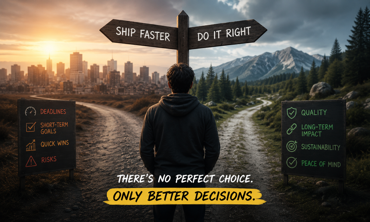 Shipping Faster vs Doing It Right: The Real Trade-off