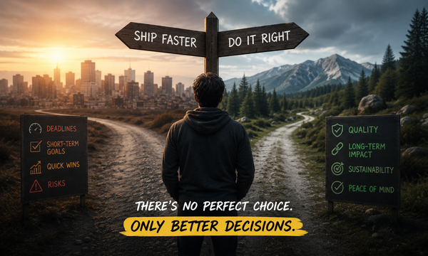 Shipping Faster vs Doing It Right: The Real Trade-off