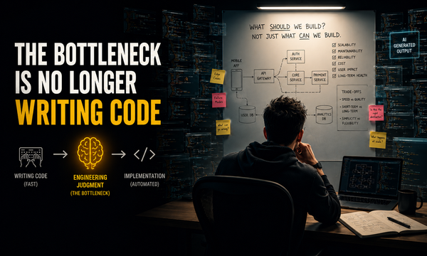 The Bottleneck Is No Longer Writing Code