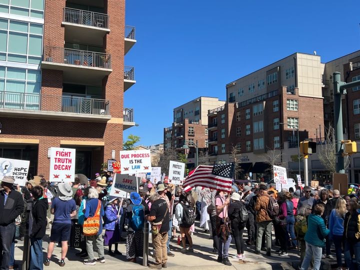 “No Kings Day” Protest Brings Thousands to Streets of Chapel Hill and Carrboro