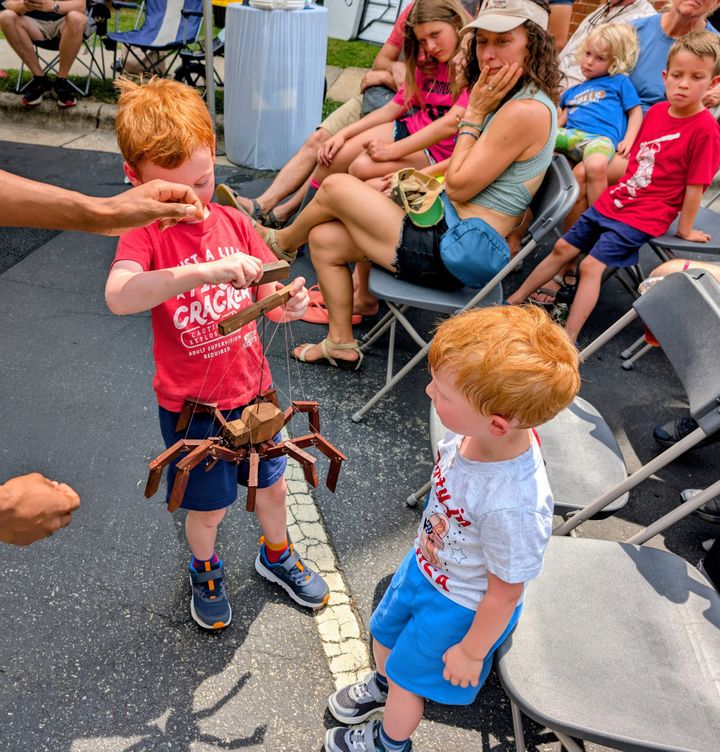 Jeghetto Brings His Creature Puppets to Carrboro for the Fourth of July