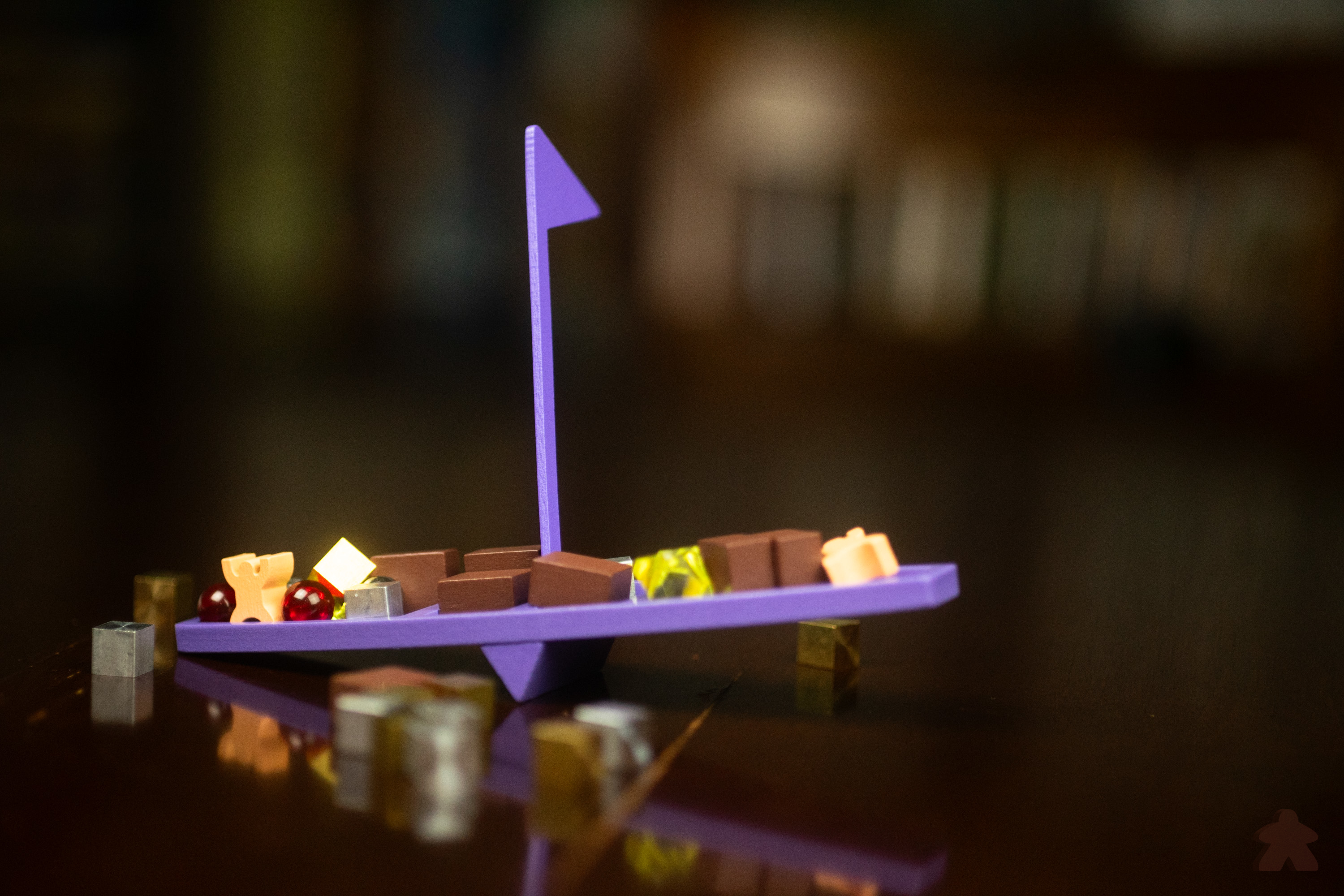 The board game Viking See-Saw