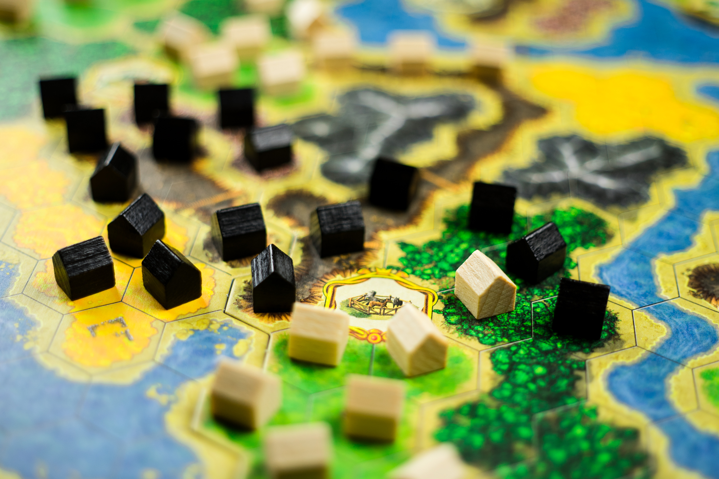 The board game Kingdom Builder.