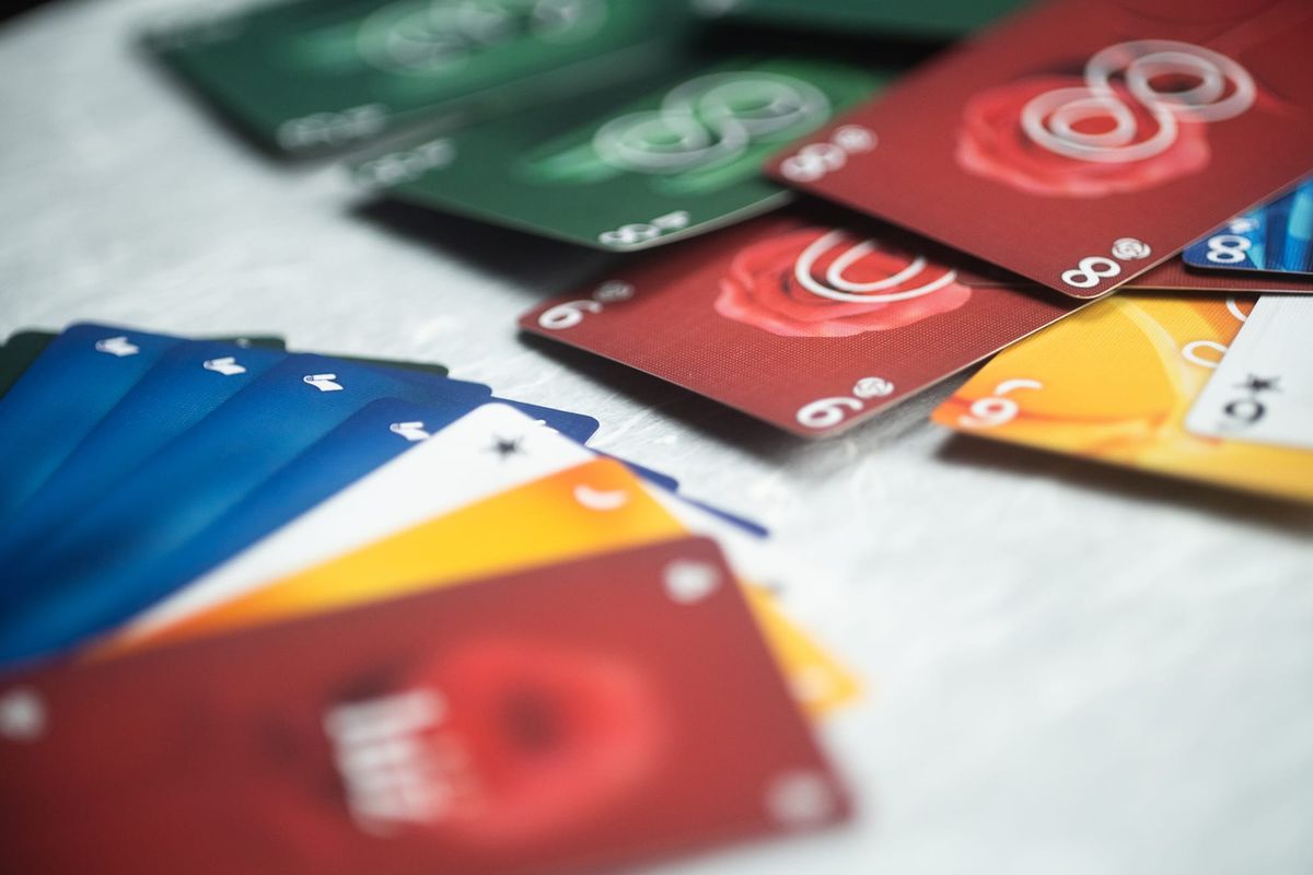 Cards from Taiki Shinzawa's game Luz against a light background