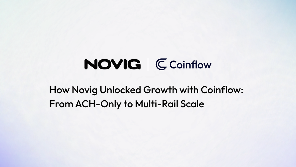 How Novig Unlocked Growth with Coinflow: From ACH-Only to Multi-Rail Scale