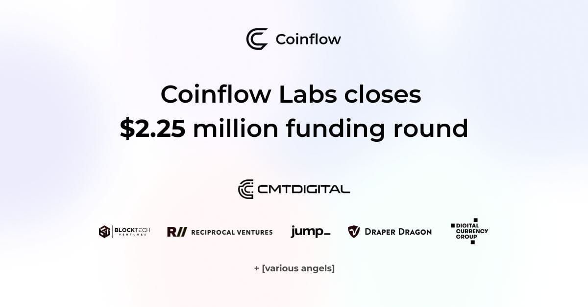 Coinflow Labs Raises $2.25M to Enable Instant Settlement for Merchants
