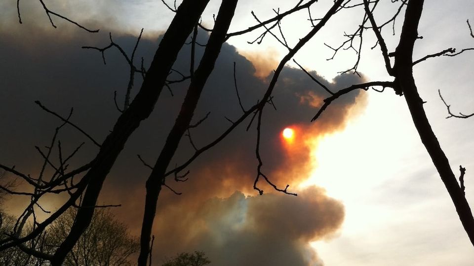Recreational Aid with no Apparent Training was on the Jennings Creek Wildfire, NY