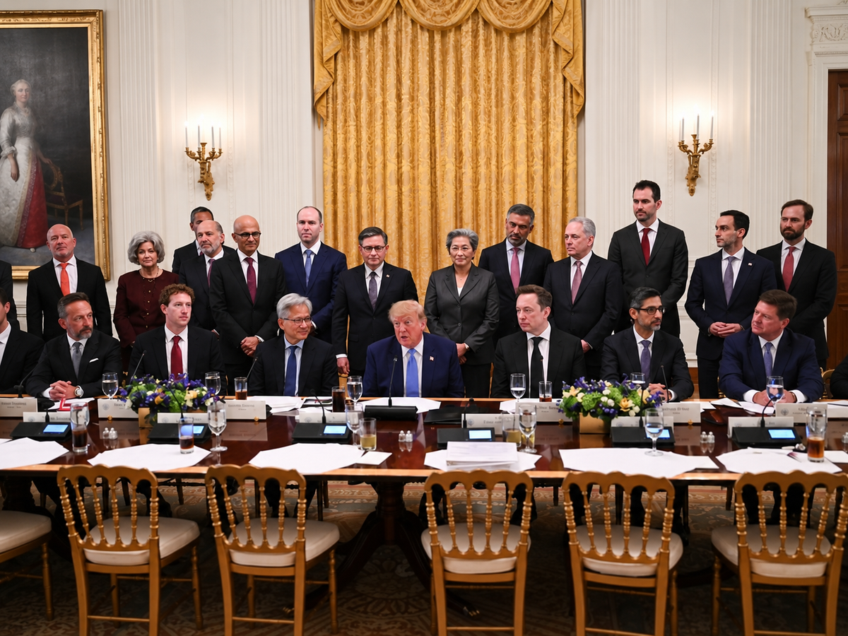 Trump Shares AI Accord Signed With Leading Tech Executives