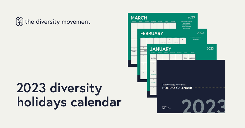 2023 diversity holidays calendar
