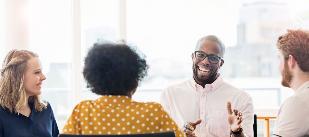 An Inclusive Leader Speaks to a Diverse Team