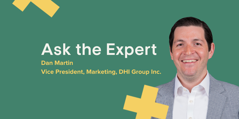 Dan Martin (he/him), Vice President, Marketing, DHI Group, Inc.