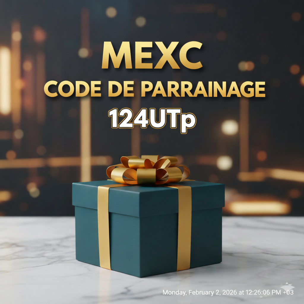 Code de parrainage MEXC : « 124UTp » – (Avantages de trading avancés pour 2026)