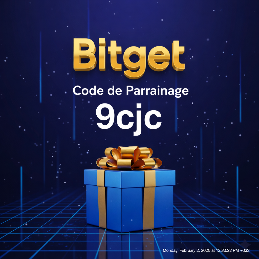 Code de parrainage Bitget : “9cjc” – (Mon début dans la crypto)