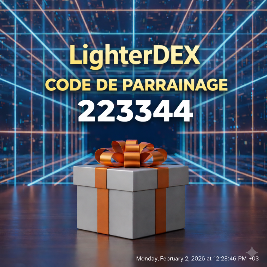 Code de Parrainage LighterDEX: « 223344 » – (Une expérience de trading flexible)