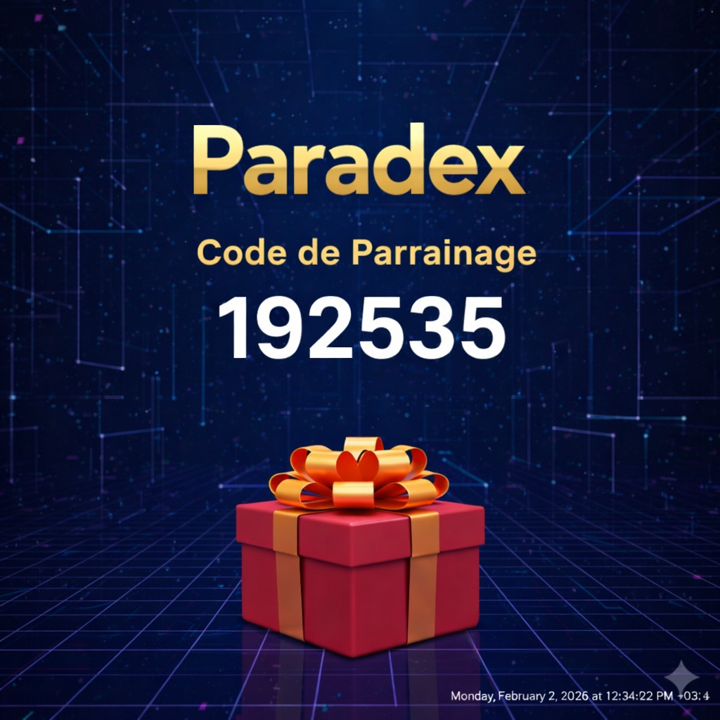 Code de Parrainage ParaDEX: « 192535 » – (Une expérience de trading flexible)