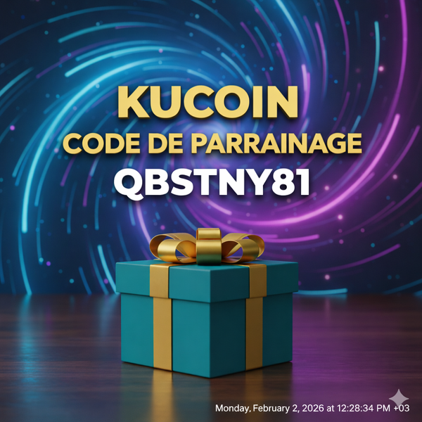 Code de parrainage KuCoin : “QBSTNY81” – Avantages optimisés de trading crypto pour 2026