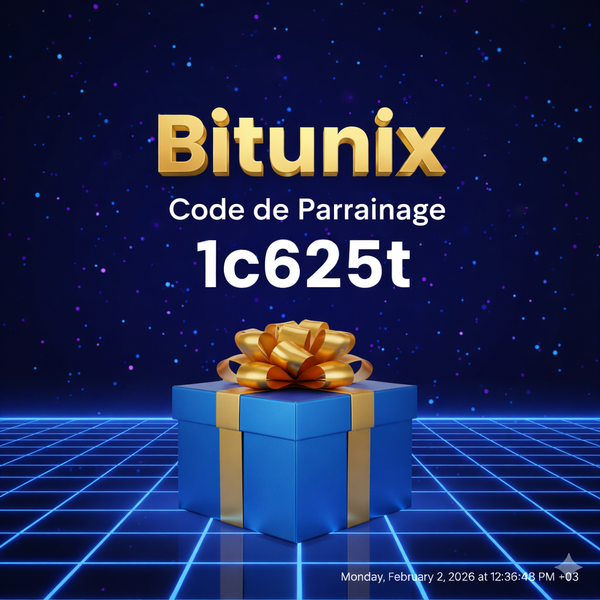 Code de Parrainage Bitunix : « 1c625t » – (Mon rythme de trading)