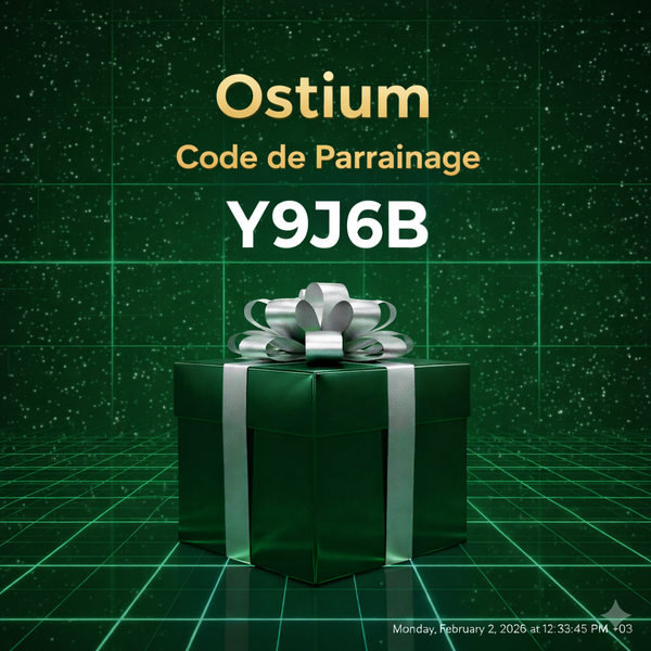 Code de Parrainage Ostium: « Y9J6B » – (Une expérience de trading flexible)
