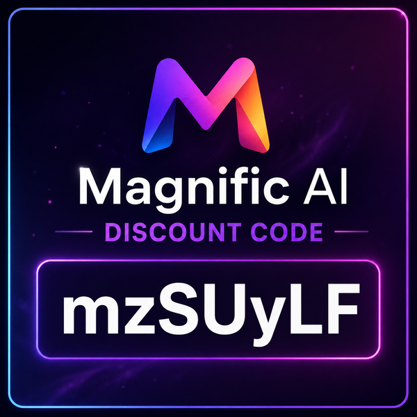 Code de Réduction 20 % Magnific AI: « mzSUyLF »