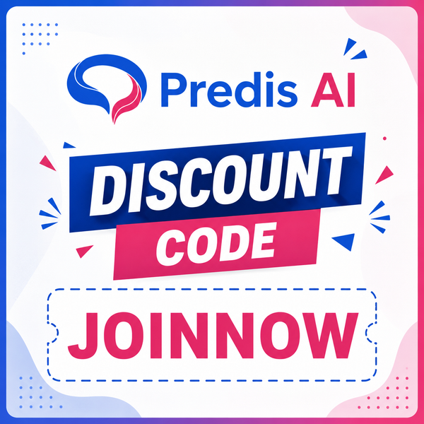 Code de Réduction 10 % Predis AI: « JOINNOW »