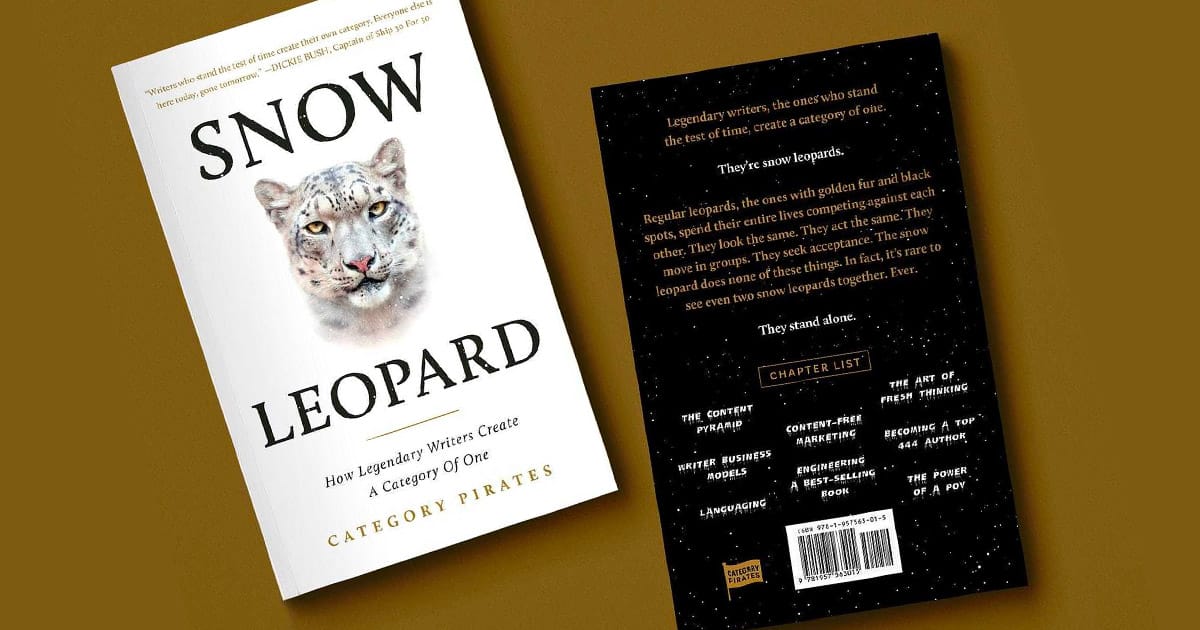 #140 Snow Leopard: How legendary writers create a category of one with the Author Nicolas Cole.