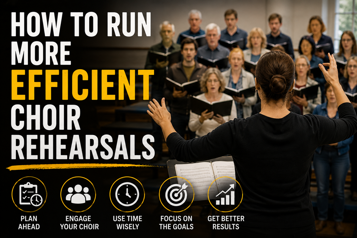 How to Run More Efficient Choir Rehearsals