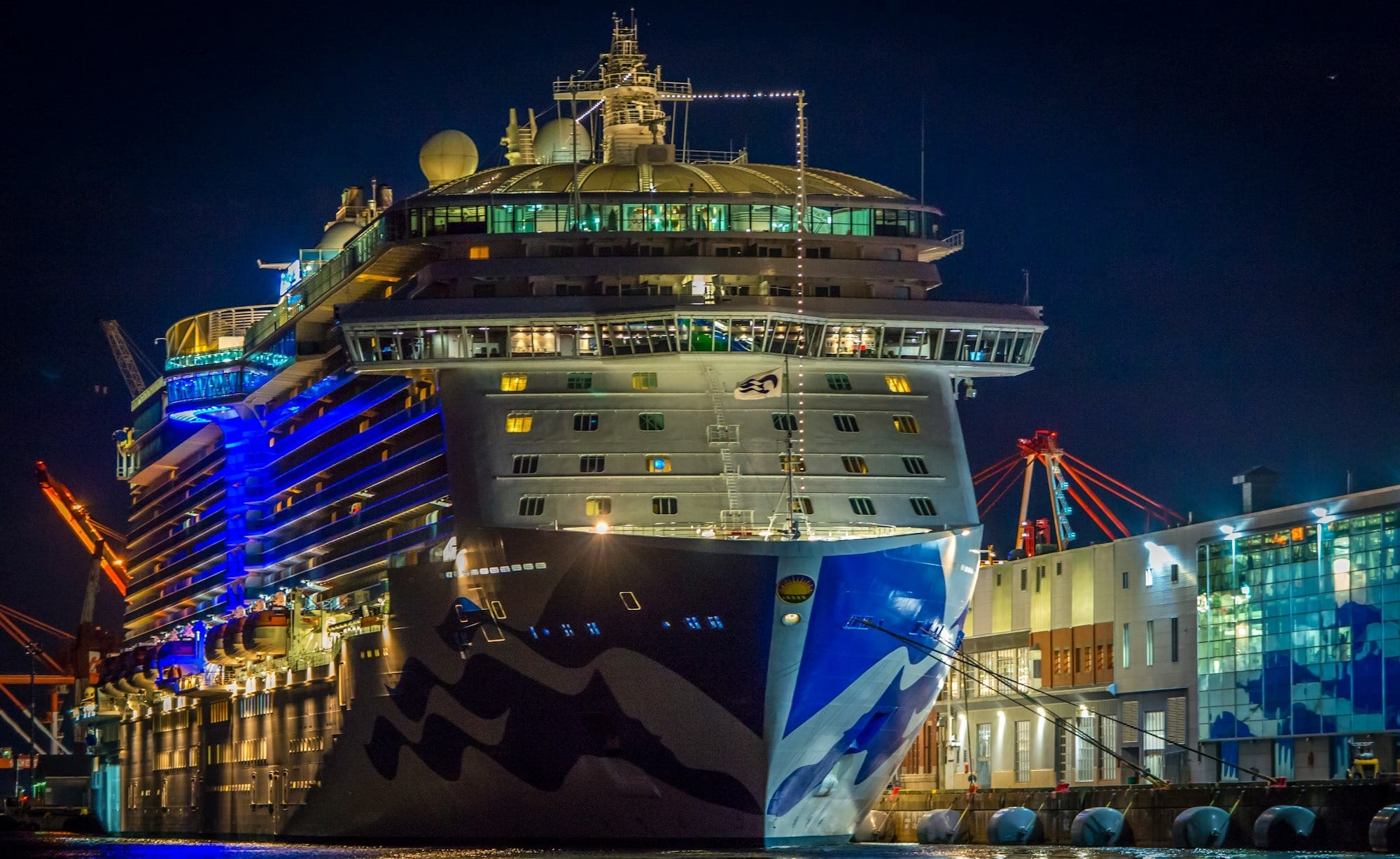 cruise ship dock on pier
