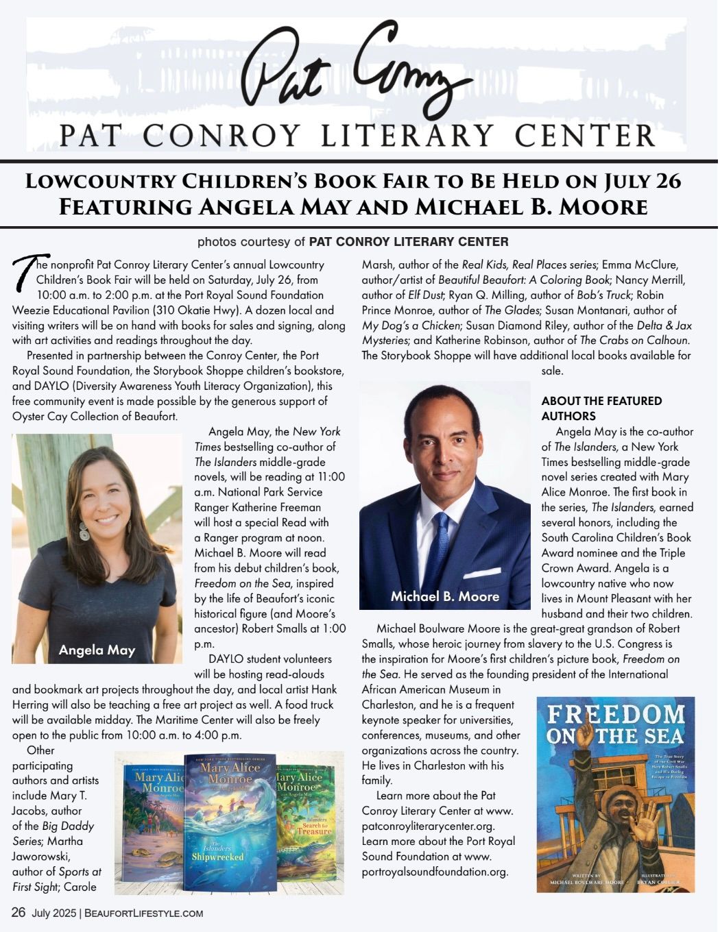 Lowcountry Children's Book Fair Coming July 26