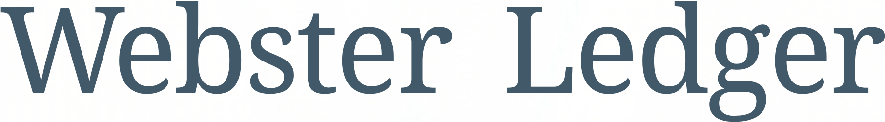 Webster Ledger