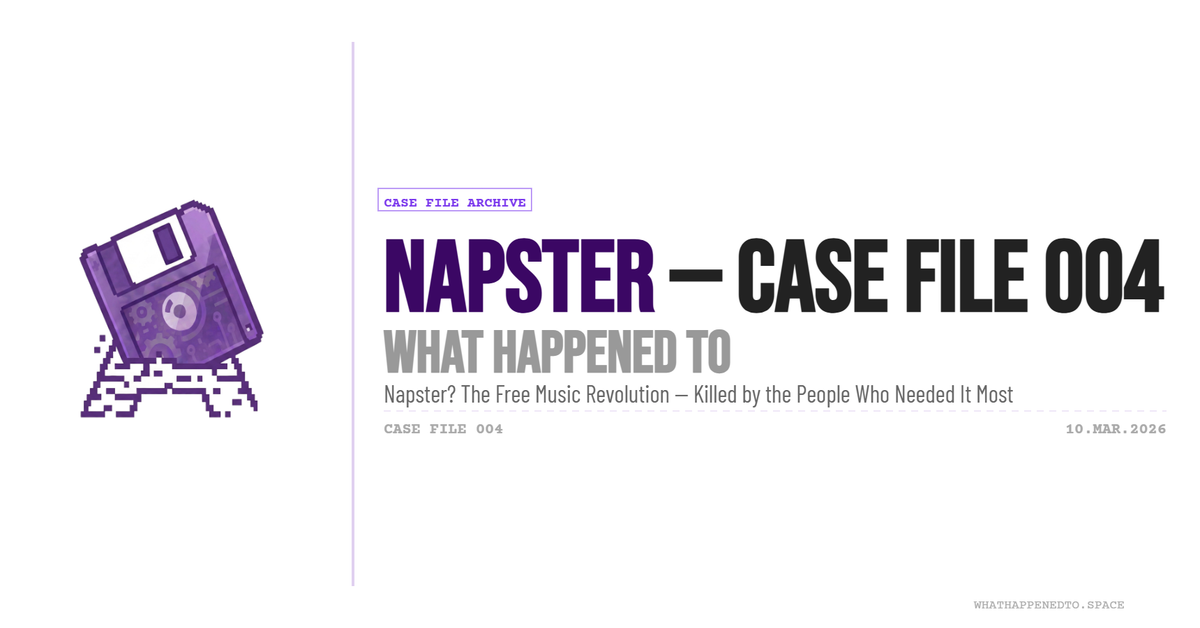 What Happened To: Napster — Case File 004