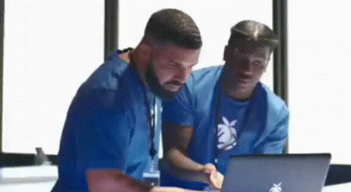 Drake Apple Store gif