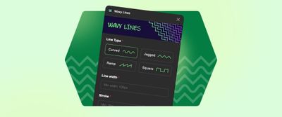 Surfing waves: Building the wavy lines figma plugin feature image