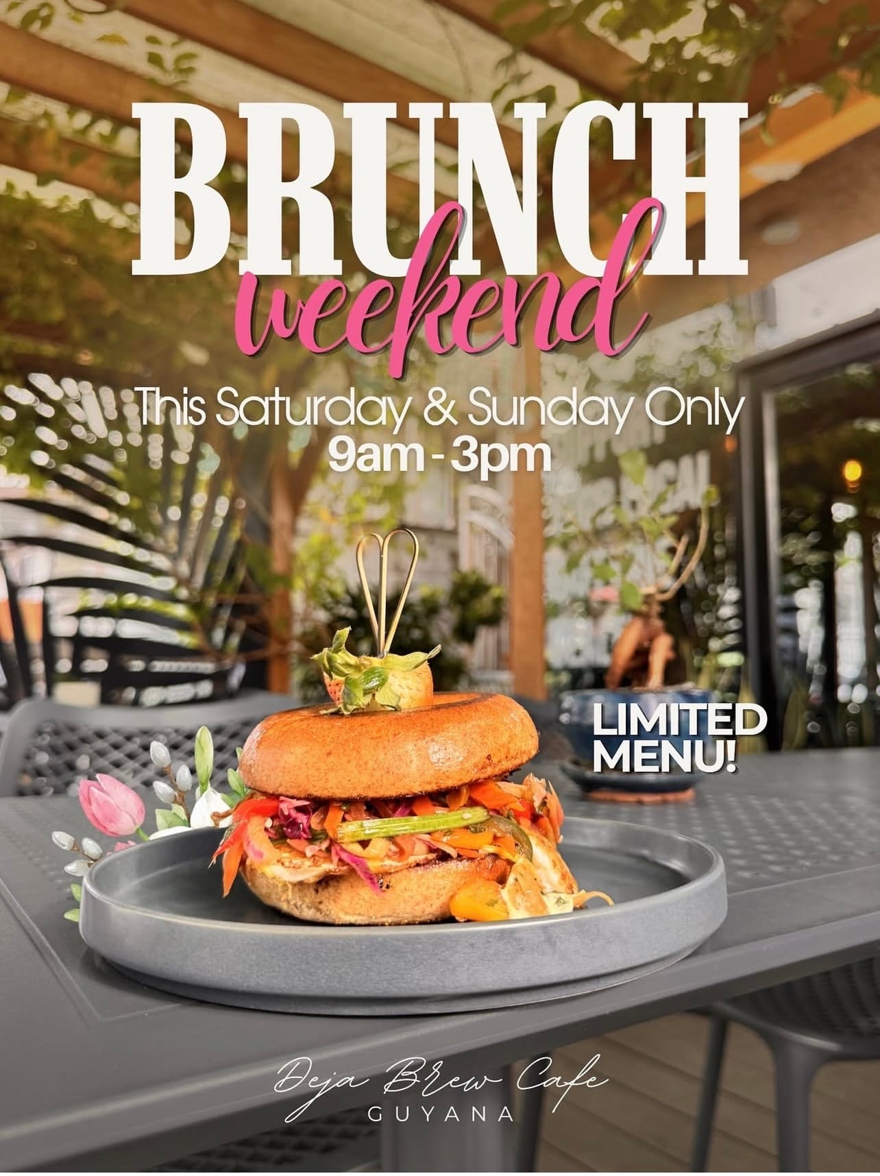 Guyanese Foodies in for a Weekend Treat as Deja Brew Café Launches Limited Brunch Experience