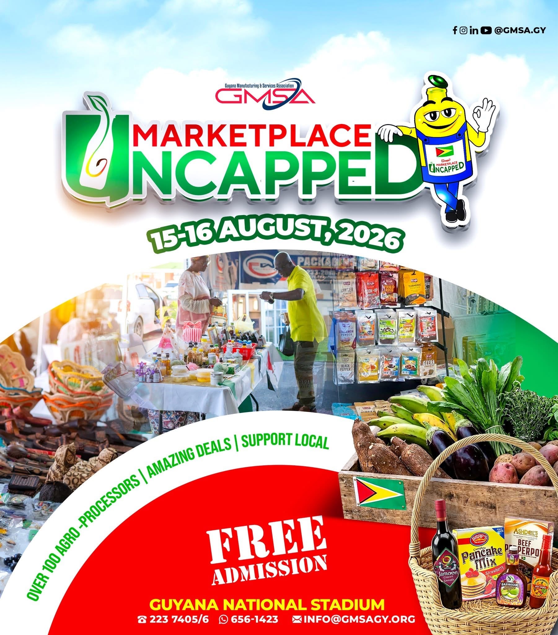 UncappeD Marketplace 2026 Returns to Guyana National Stadium