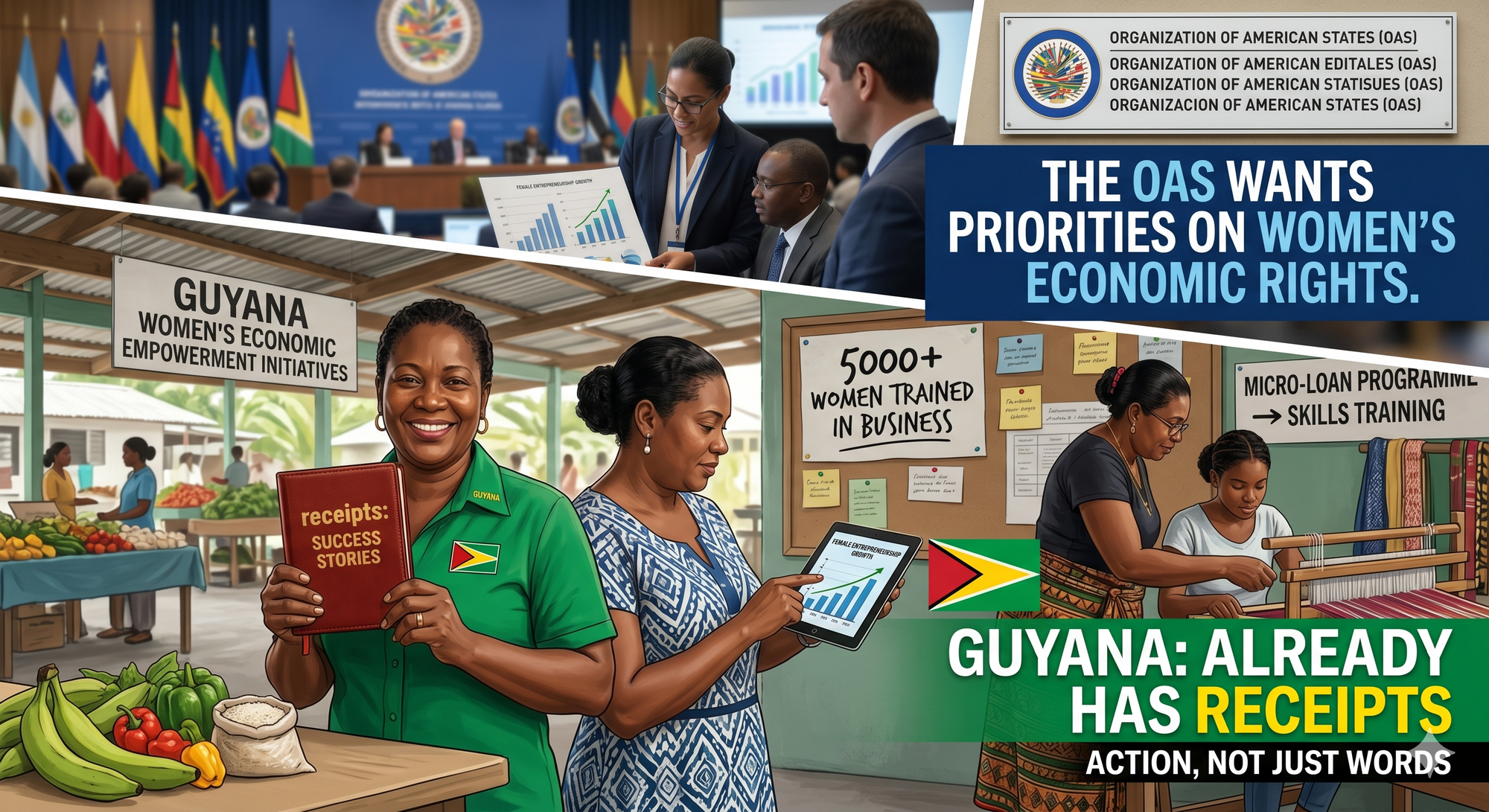 The OAS Wants Priorities on Women's Economic Rights. Guyana Already Has Receipts.