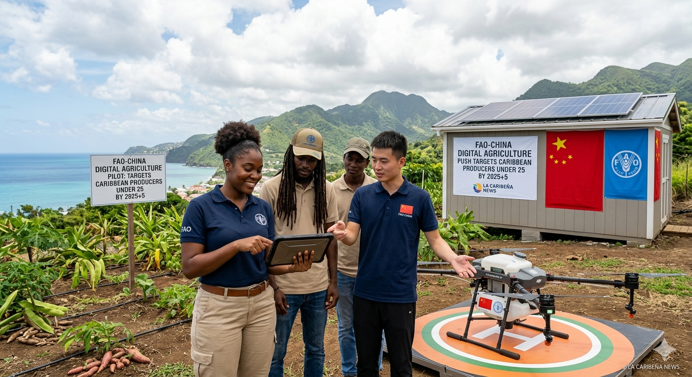 FAO-China Digital Agriculture Push Targets Caribbean Producers Under 25 by 2025+5