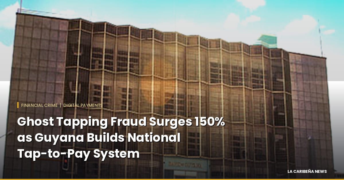 Ghost Tapping Fraud Surges 150% as Guyana Builds National Tap-to-Pay System