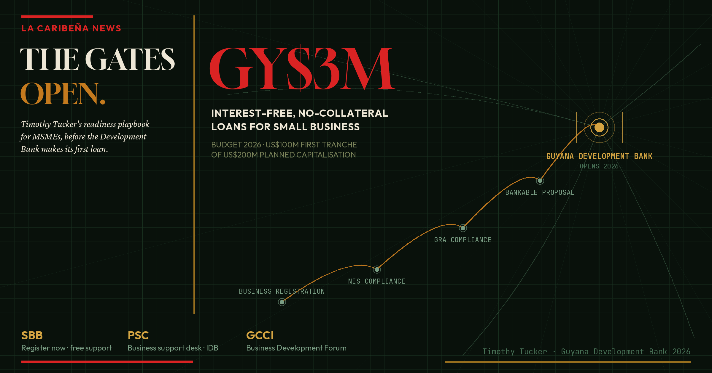 Timothy Tucker’s Guyana Development Bank Playbook for MSMEs