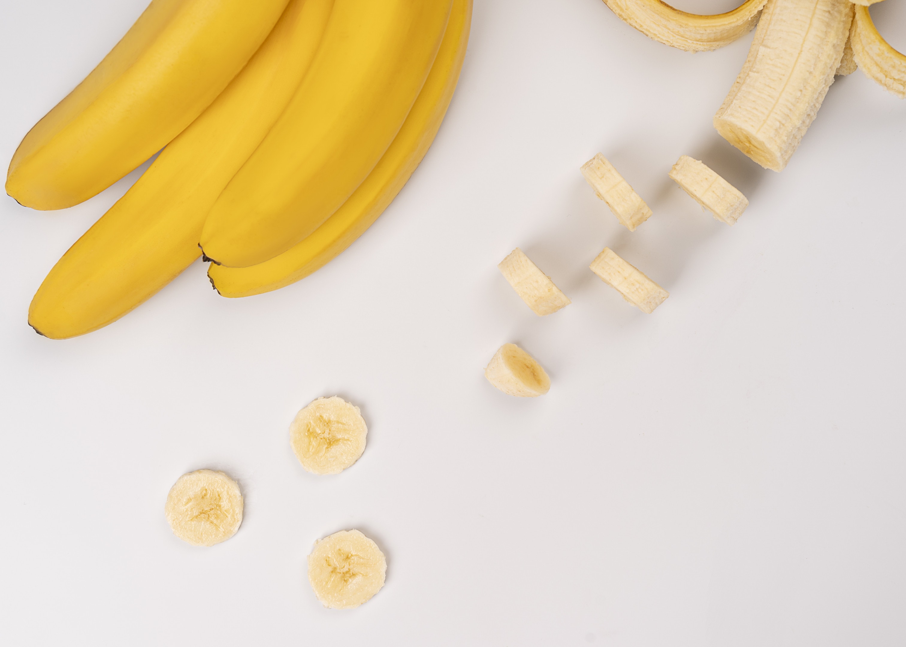 Bananas and banana slices