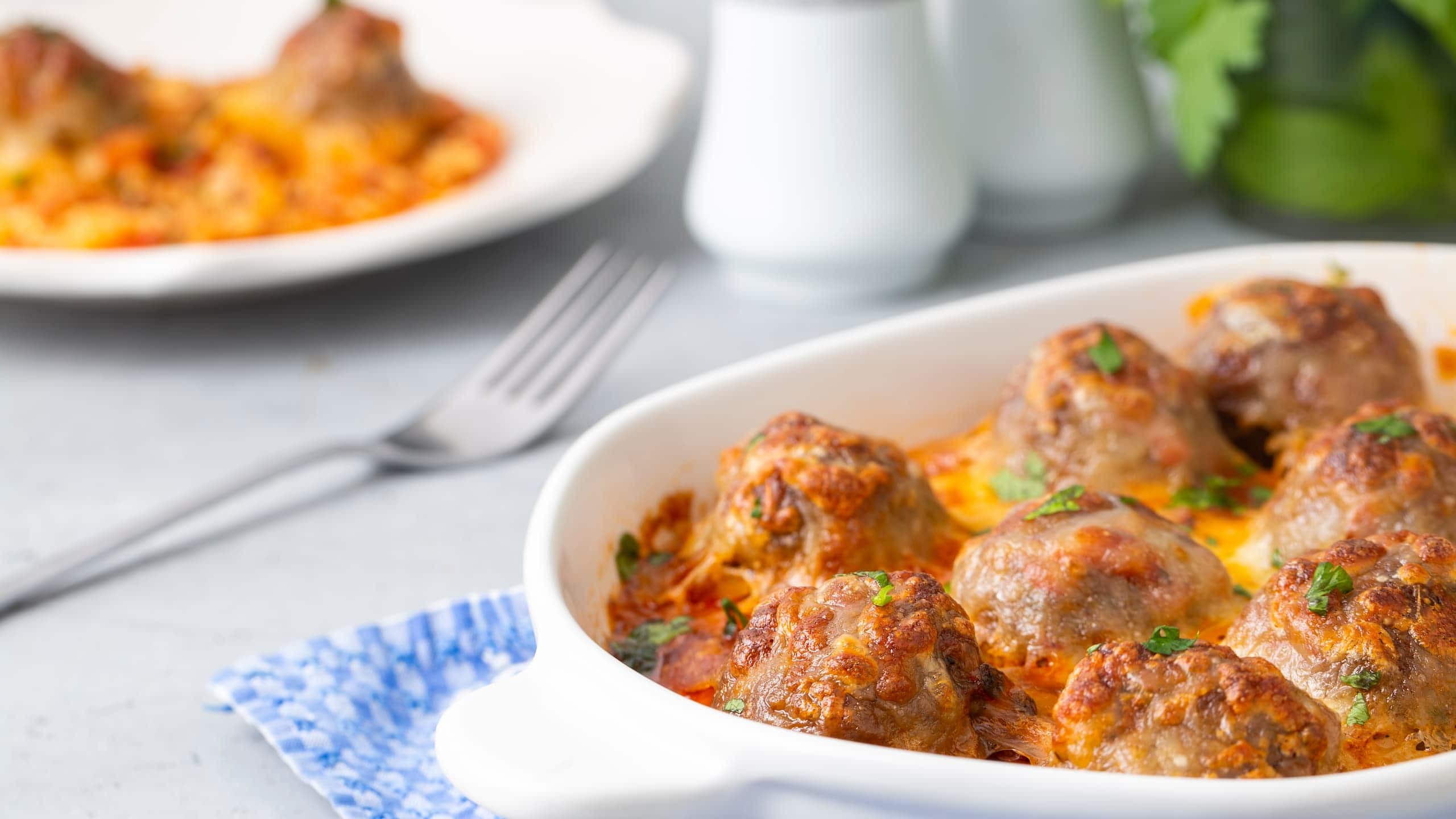Cheesy meatballs