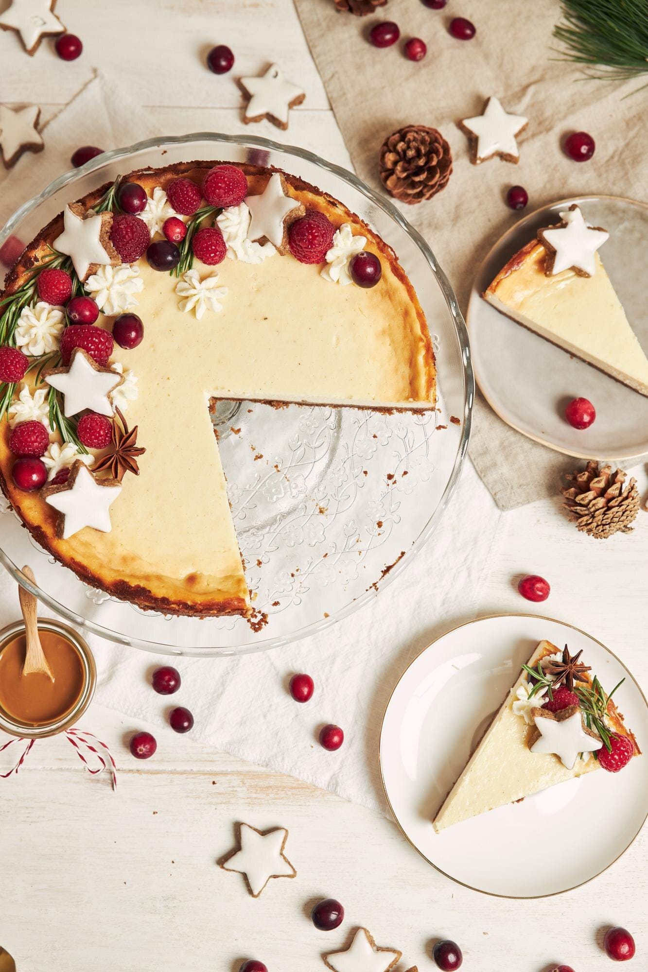 Gingerbread cheesecake