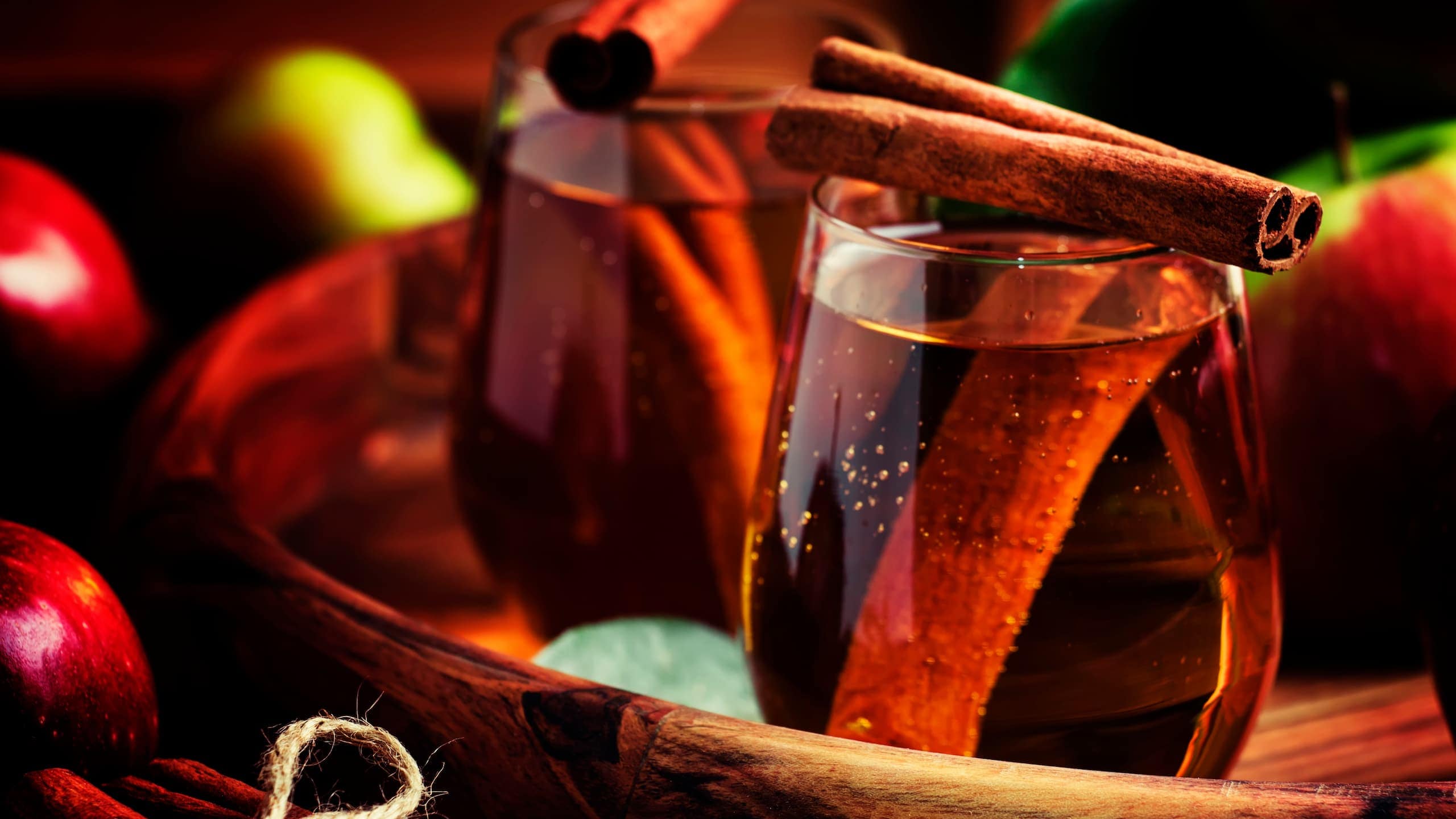 Delicious apple moonshine mash with cinnamon